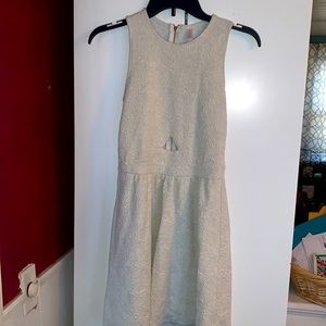Beautiful textured ivory dress